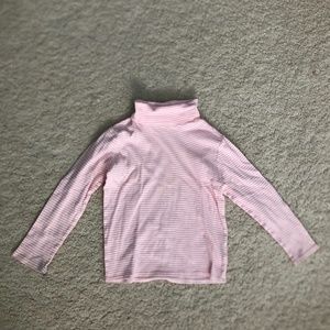 Cotton Striped Turtle Neck